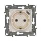Legrand Etika Слоновая кость  Розетка с/з со шт. 16А 250В с USB тип C 1500мА 7,5Вт безвинтовые зажимы
