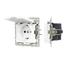 Arlight Механизм розетки влагозащищённый SCT-MCP-PL-WH (250V, 16A) (-)