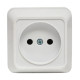 EKF PROxima Рим Розетка 1-местная 10А без заземления белая