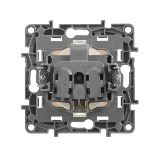 Legrand Etika Белый Розетка с/з, винтовые клеммы