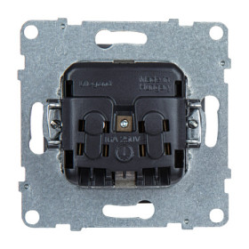 Legrand/Daccord SUNO Алюминий Розетка 2К+З 16А 250В.Винтовые зажимы.