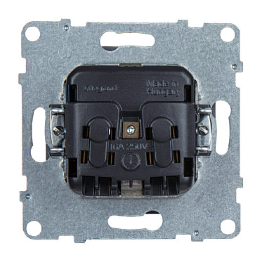 Legrand/Daccord SUNO Алюминий Розетка 2К+З 16А 250В.Винтовые зажимы.