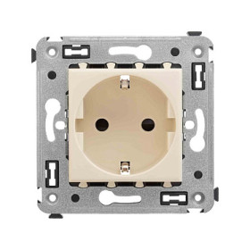 DKC Avanti Розетка в стену, 2P+E, с з/ш, 