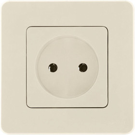 Legrand/Daccord INSPIRIA Слоновая кость Розетка 2К - 16 А - 250 В