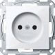 Schneider Electric Merten SM Бел Актив Механизм розетки б/з со шторками