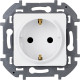 Legrand/Daccord INSPIRIA Белый Розетка 2К+З - немецкий стандарт - 16 А - 250 В
