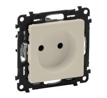 Legrand Valena LIFE DIY Сл.кость Розетка б/з, со шторками, безвинт зажим