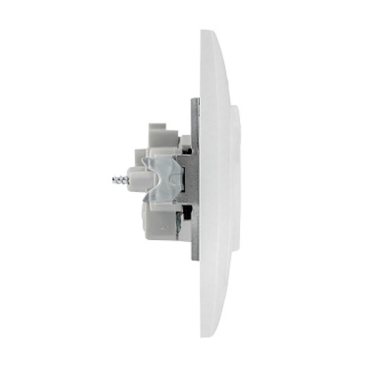 EKF PROxima Валенсия розетка 1-местная б/з 10А белая с защ. штор.