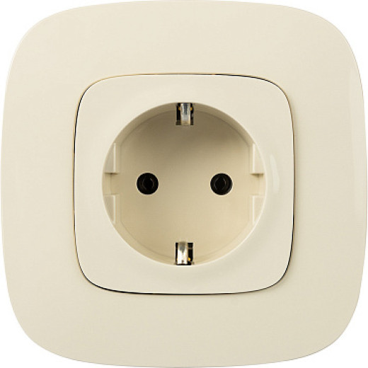 Legrand Valena ALLURE DIY Сл.кость Розетка 1-ая с/з, безвинт.зажим