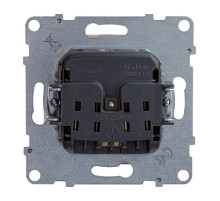 Legrand/Daccord SUNO Белый Розетка 2К 16А 250В. Винтовые зажимы.