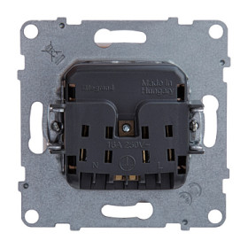 Legrand/Daccord SUNO Белый Розетка 2К 16А 250В. Винтовые зажимы.