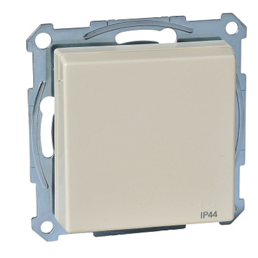 Schneider Electric Merten SM Беж глянец Розетка с/з с защитными шторками с крышкой,с упл.кольц, IP44,безвинт. зажим