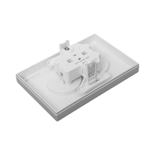 EKF Эпика Механизм розетки двойной, 16А, без заземления, без шторок, с рамкой, алюминий