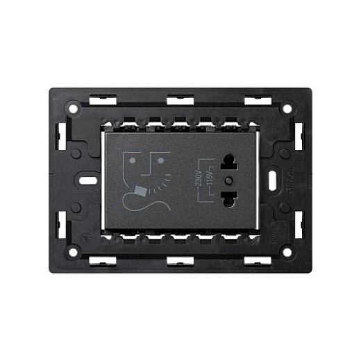 Simon 82 Розетка для электрических бритв 16A 230В~ цвета графит