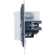 Legrand Etika Белый Розетка 2К+З IP44