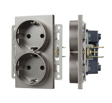 Arlight Механизм электрической розетки SCT-MEUD-PL-GR (250V, 16A) (-)