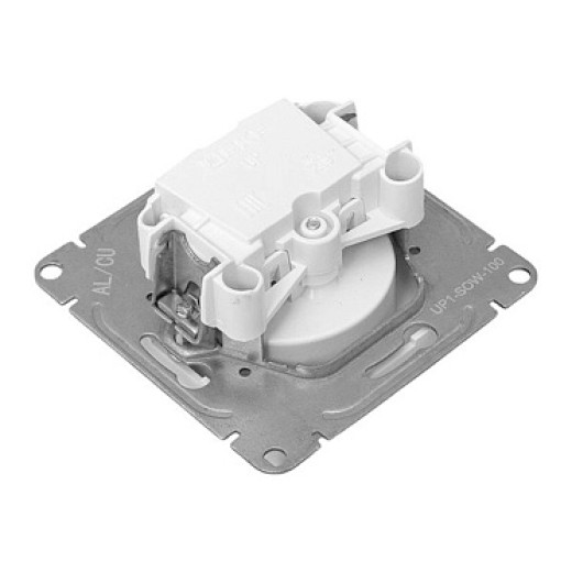 EKF Эпика Механизм розетки, 16А, без заземления, без шторок, белый