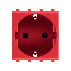 DKC Avanti Розетка модульная, 2P+E, с з/ш, 