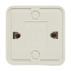 EKF PROxima Рим Розетка 1-местная 10А без заземления белая