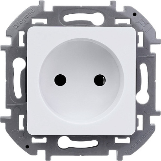 Legrand/Daccord INSPIRIA Белый Розетка 2К - 16 А - 250 В