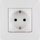 Legrand Etika Белый Розетка с/з, винтовые клеммы