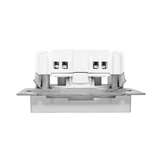 EKF Эпика Механизм розетки, 16А, без заземления, без шторок, алюминий