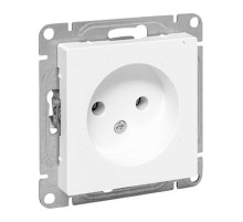 EKF Эпика Механизм розетки, 16А, без заземления, без шторок, белый