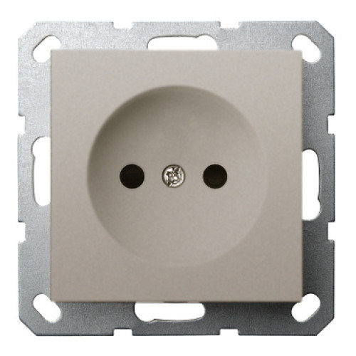 Jasmart G Тауп Розетка б/з со шторками 16A 250V~