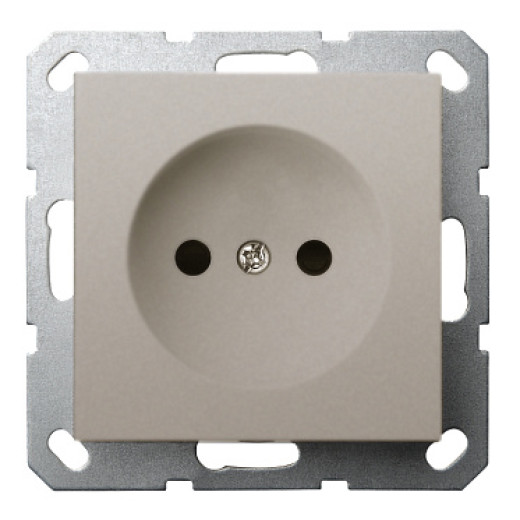 Jasmart G Тауп Розетка б/з со шторками 16A 250V~