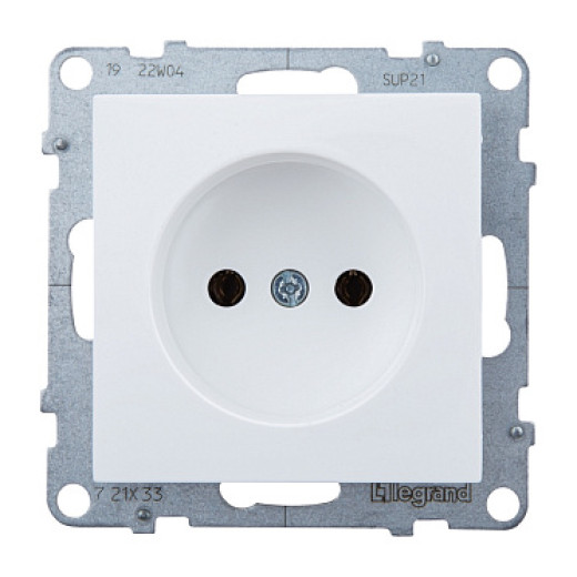 Legrand/Daccord SUNO Белый Розетка 2К 16А 250В. Винтовые зажимы.