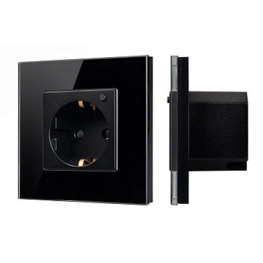 Arlight Розетка электрическая с Zigbee управлением SCT-OMALI-EUZB1-PL-BK (240V, 16A, Zigbee) (-)