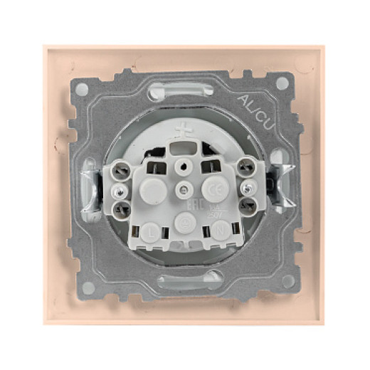 EKF PROxima Валенсия розетка 1-местная б/з 10А кремовая с защ. штор.