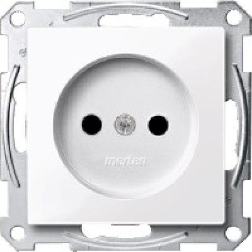 Schneider Electric Merten SM Бел Актив Механизм розетки б/з со шторками