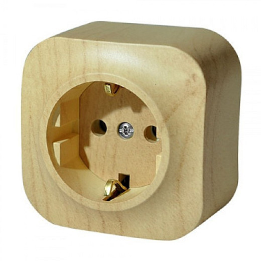 Legrand Quteo Сосна Розетка с/з