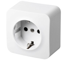 Jasmart FS Белый Розетка 1-ая со шт, накладного монтажа, 16AX 250V~