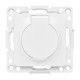 EKF PROxima Стокгольм Белый Розетка с/з, со шторками и крышкой, 16А, IP44