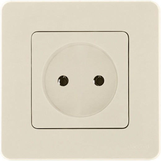 Legrand/Daccord INSPIRIA Слоновая кость Розетка 2К - 16 А - 250 В
