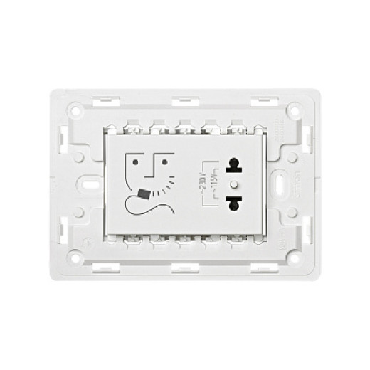 Simon 82 Розетка для электрических бритв 16A 230В~ белого цвета