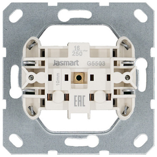Jasmart G Антрацит Розетка б/з со шторками 16A 250V~