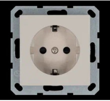 Jasmart G Тауп Розетка с/з со шторками 16A 250V~