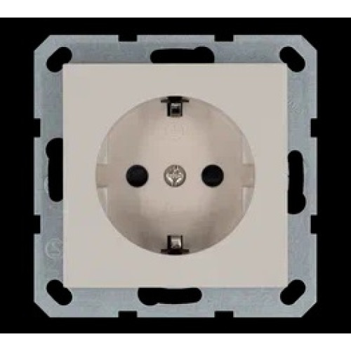 Jasmart G Тауп Розетка с/з со шторками 16A 250V~