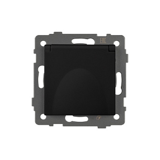 Arlight Механизм розетки влагозащищённый SCT-MCP-PL-BK-V (250V, 16A) (-)