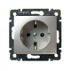 Legrand Valena Алюминий Розетка 1-ая с/з