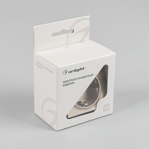 Arlight Механизм электрической розетки SCT-MEU1-PL-GD-V (250V, 16A) (-)