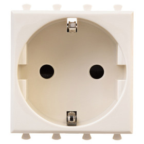 DKC Avanti Розетка модульная, 2P+E, с з/ш, 