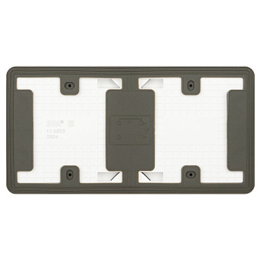 ЭРА Розетка Эксперт 11-2503-01 2х2P+E гориз. IP55, 16A-250В, ОУ, белый