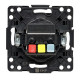 EKF PROxima Стокгольм Черный Розетка с/з, со шторками и крышкой, 16А, IP44