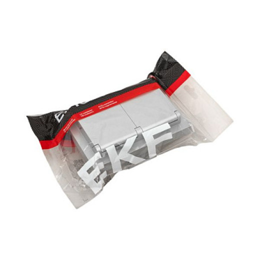 EKF Эпика Механизм розетки двойной, 16А, IP44, с заземлением, со шторками, с рамкой, с крышками, алюминий