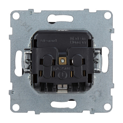 Legrand/Daccord SUNO Антрацит Розетка 2К+З 16А 250В.Винтовые зажимы.