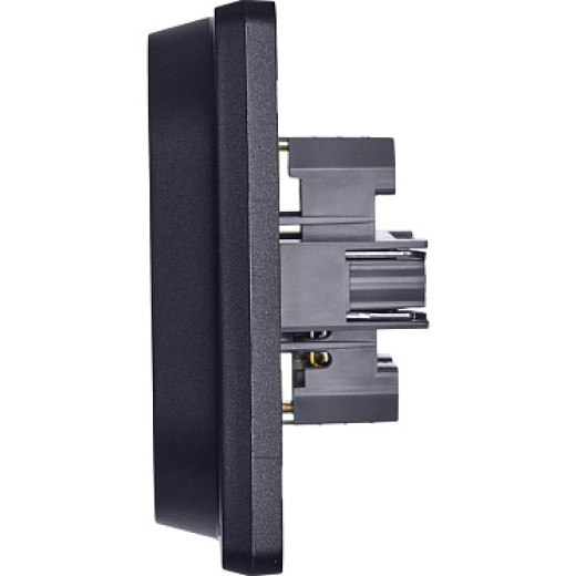 Legrand/Daccord INSPIRIA Антрацит Розетка 2 x 2К+З - немецкий стандарт - 16 А - 250 В